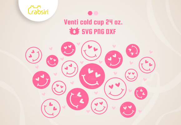 Download Smile Love 24oz Cold Cup No Hole. - Love Collection