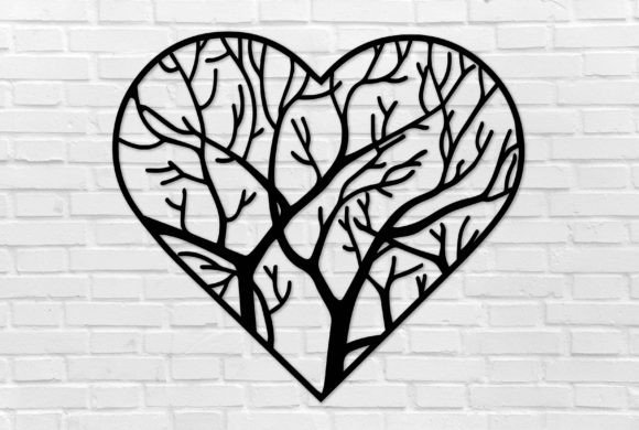 Download Tree of Heart Wall Interior Crafts Decor - Decor Collection