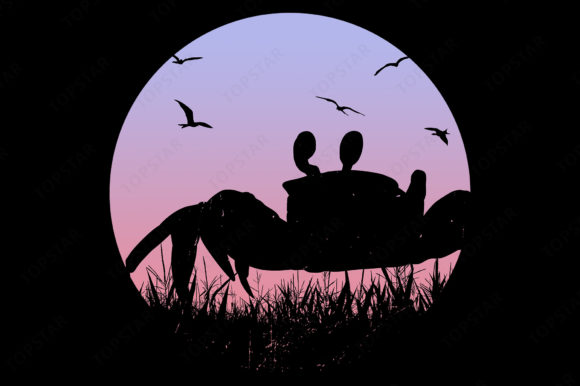 Download Crab Ocean Animal Silhouette - Silhouette Collection