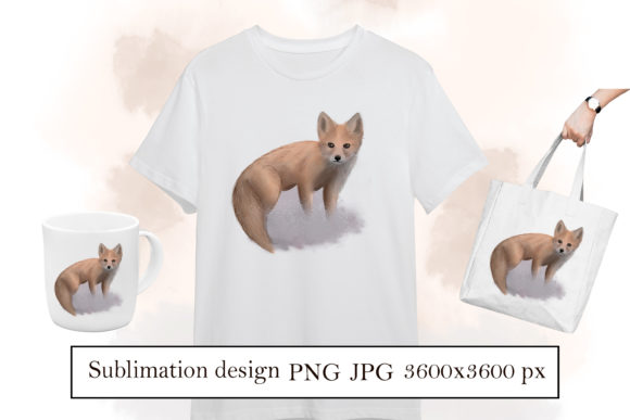 Download Watercolor Baby Fox, Animal Lover Png - Love Collection