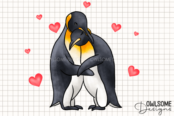 Download Valentine's Day Penguin Couple Love PNG - Love Collection