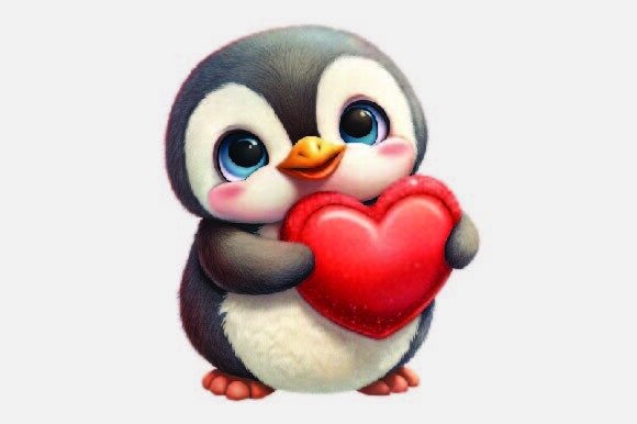 Download Penguin Love Valentine PNG - Love Collection