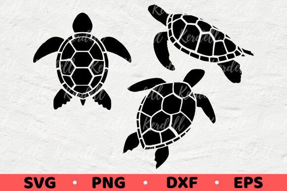 Download Sea Turtle Silhouettes, Turtle Bundled - Silhouette Collection