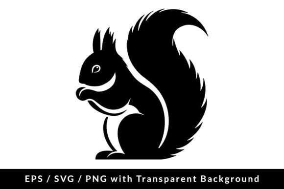 Download Squirrel Silhouette Logo SVG EPS PNG - Silhouette Collection