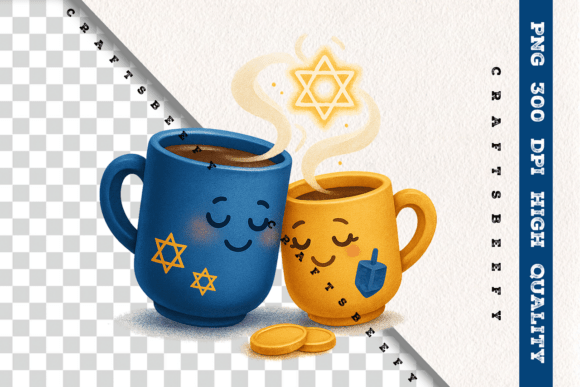 Download Hanukkah Coffee Love PNG Cute Cuddling - Love Collection