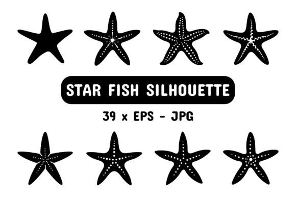 Download Star Fish Silhouette Collection Bundle - Silhouette Collection