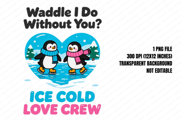Download Waddle Love Penguin PNG - Love Collection