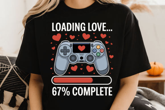 Download Loading Love Gamer PNG, Cute Gaming PNG - Love Collection