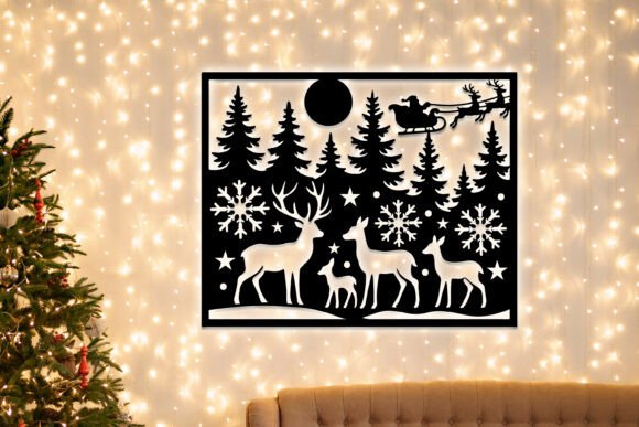 Download Laser Cut Christmas Forest Decor SVG - Decor Collection