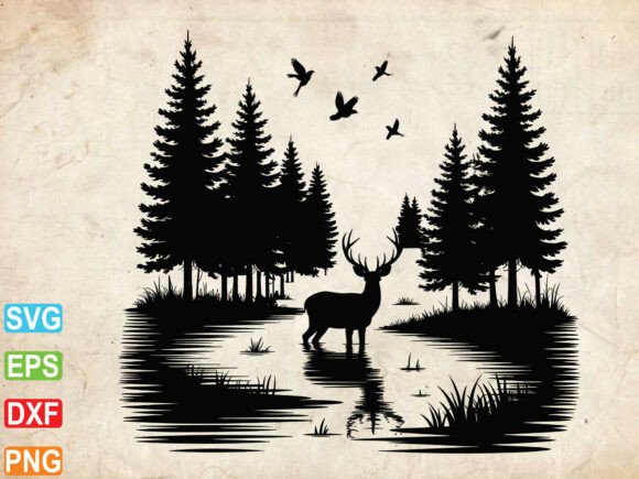Download Forest Scene SVG, Forest Decor Svg - Decor Collection