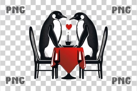 Download Penguin Valentine Png Love - Love Collection