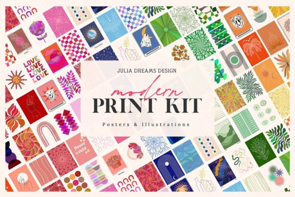 Download Modern Print Kit Posters &amp; Graphics - Graphic Collection